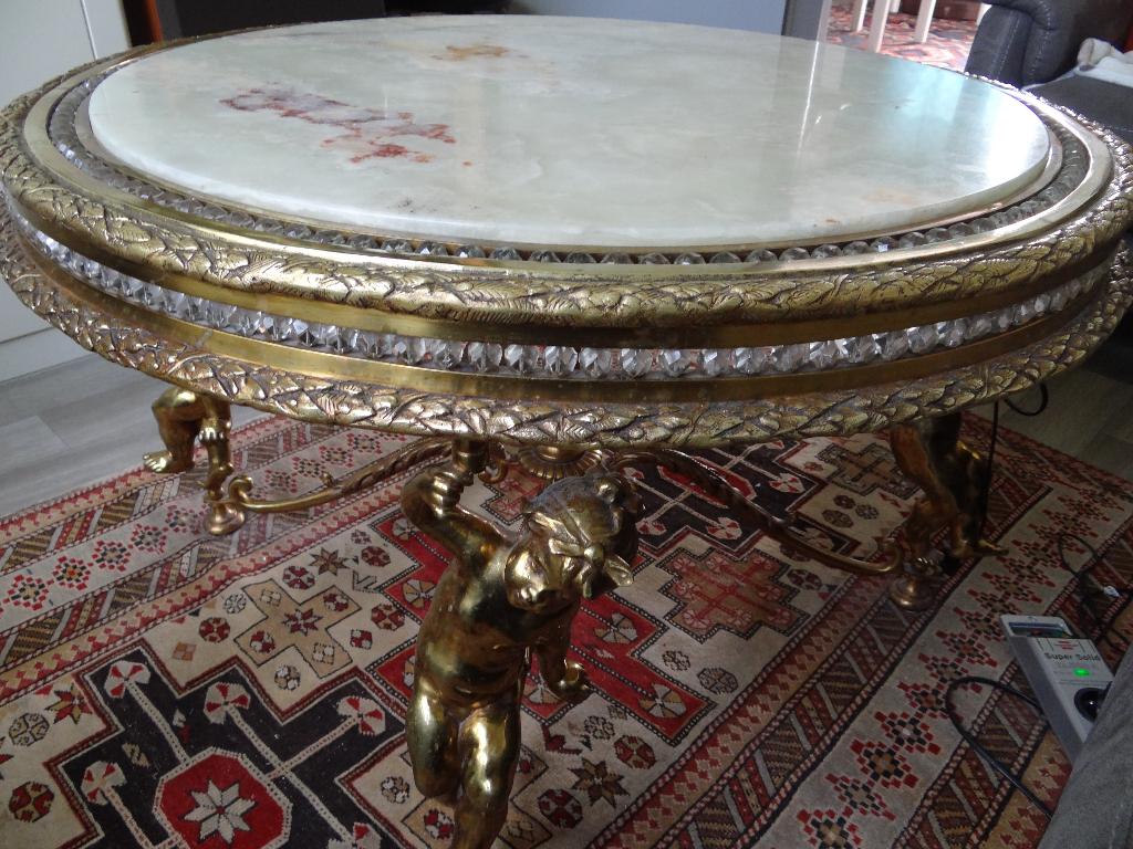Magnifique Table de Salon Vintage.Pièce Unique!, Enlèvement
