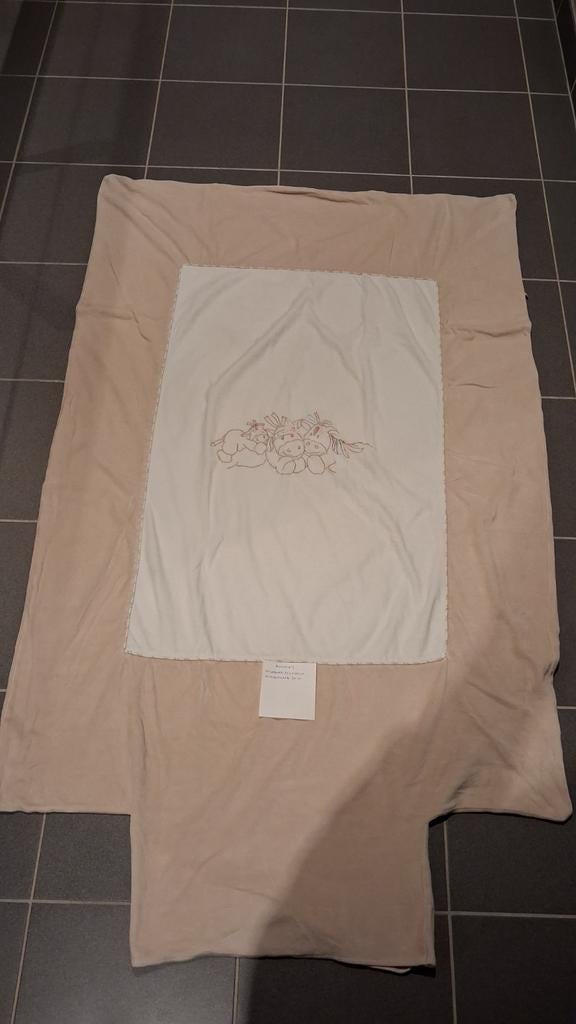 Housse de couette épaisse Noukie's pour lit d'enfant, Garçon ou Fille, Enlèvement ou Envoi, Beige, Housse de couette
