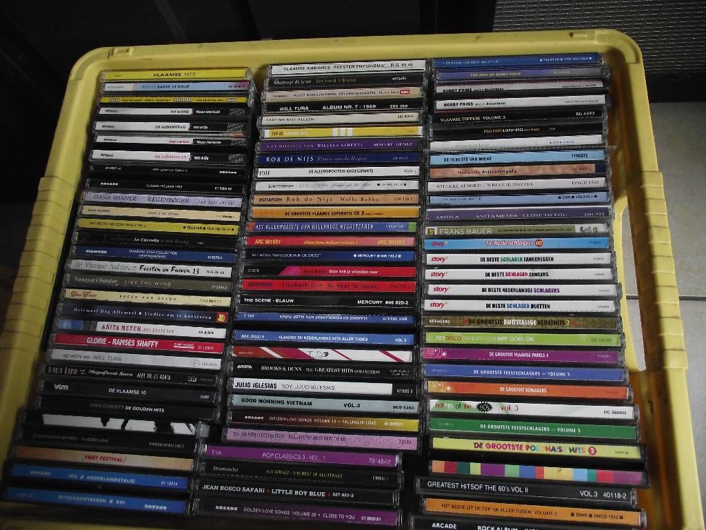 Groot lot cd's en dvd's en pc-cd, CD & DVD, CD | Pop, Enlèvement, 1980 - 1989, Utilisé