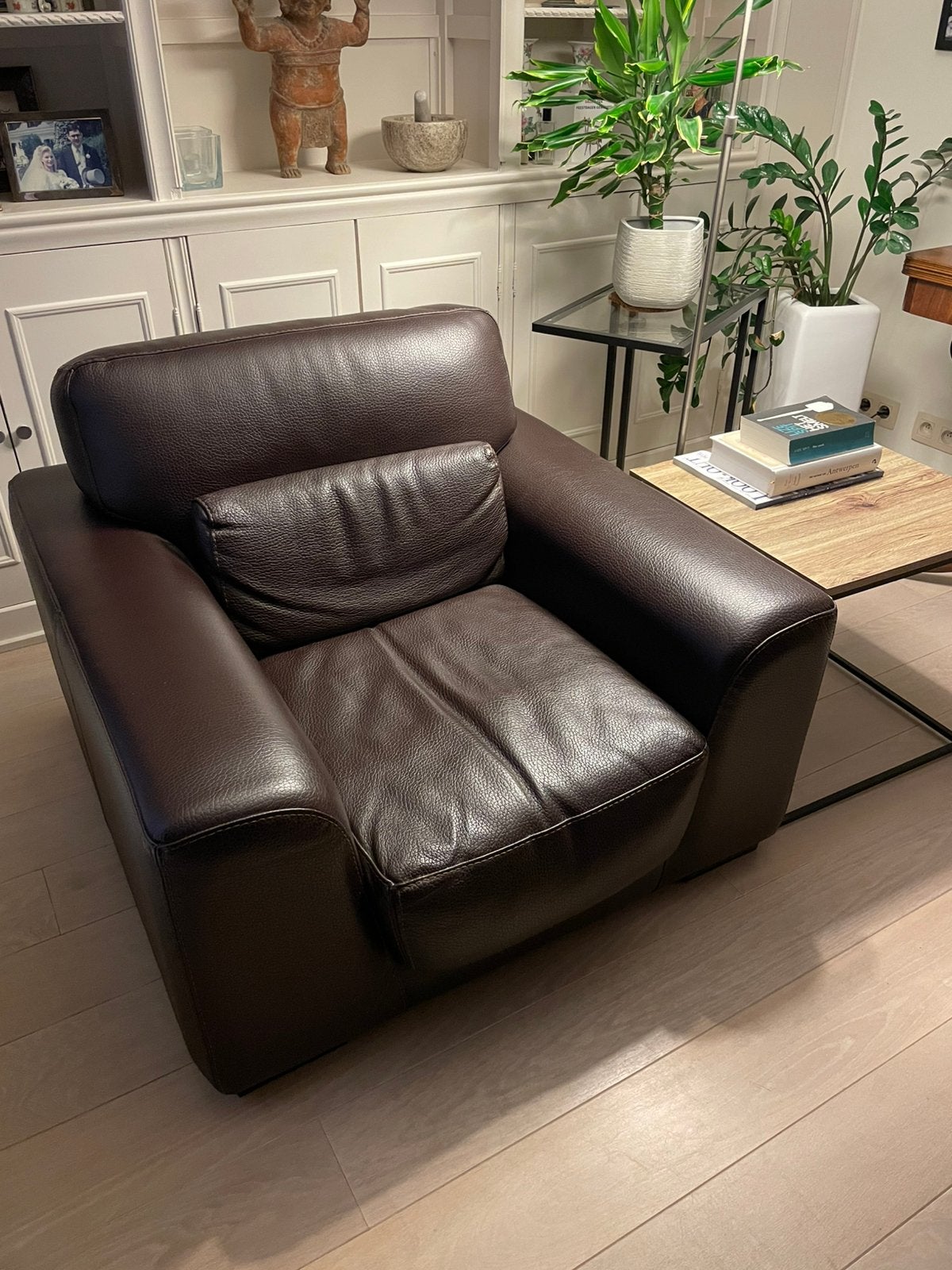 Fauteuil en cuir Roche Bobois, Enlèvement, Comme neuf