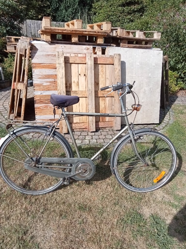Herenfiets, Batavus,retrofiets, Fietsen en Brommers, Fietsen | Heren | Herenfietsen, Ophalen, Gebruikt, Velgrem, Versnellingen