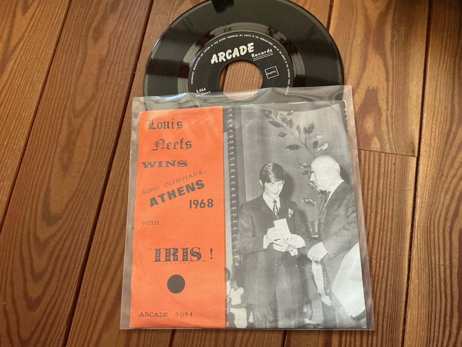 7” Louis Neefs - Iris, Ophalen of Verzenden, Gebruikt