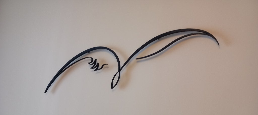 IJzeren zeevogel, Huis en Inrichting, Woonaccessoires | Wanddecoraties, Ophalen, Zo goed als nieuw, Decoratieobject