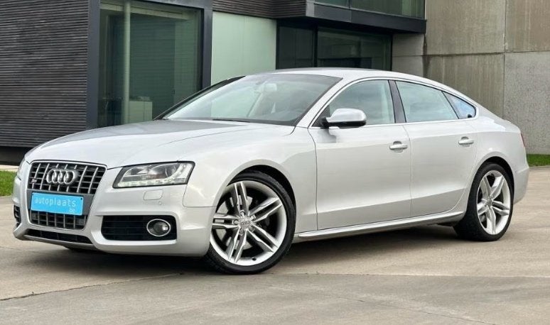 Audi S5 3.0 Supercharger — 500+ PK  – GPS – Automaat, Auto's, Automaat, Zwart, Leder, 6 cilinders