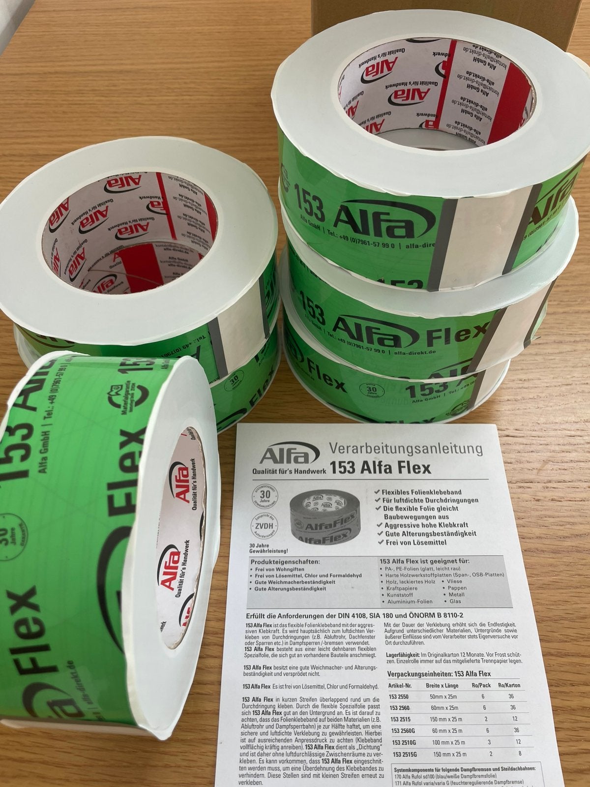 Collant pare-vapeur Alfa Flex 153, Bricolage & Construction, Enlèvement ou Envoi, Neuf