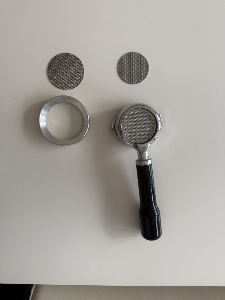 Rocket Espresso Bottomless Portafilter 58mm - Complete Set, Enlèvement ou Envoi, Comme neuf, Autres marques, Accessoire barista