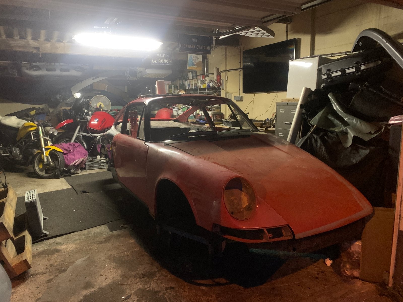 Porsche 912 SWB, Enlèvement, Avant, Porsche, Porte