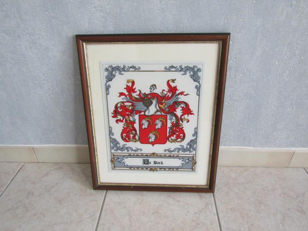 MOOIE LIJST MET  Familienaam De Bock  ., Huis en Inrichting, Ophalen, Minder dan 50 cm, Nieuw, Minder dan 50 cm