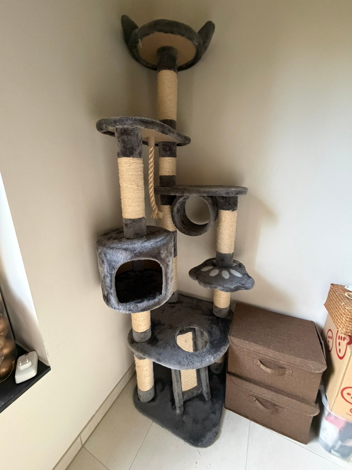 Kattenpaal GRATIS, Dieren en Toebehoren, Ophalen, Gebruikt, Krabpaal