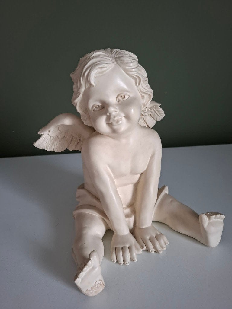 Decoratieve witte engel, Enlèvement ou Envoi, Comme neuf, Religion