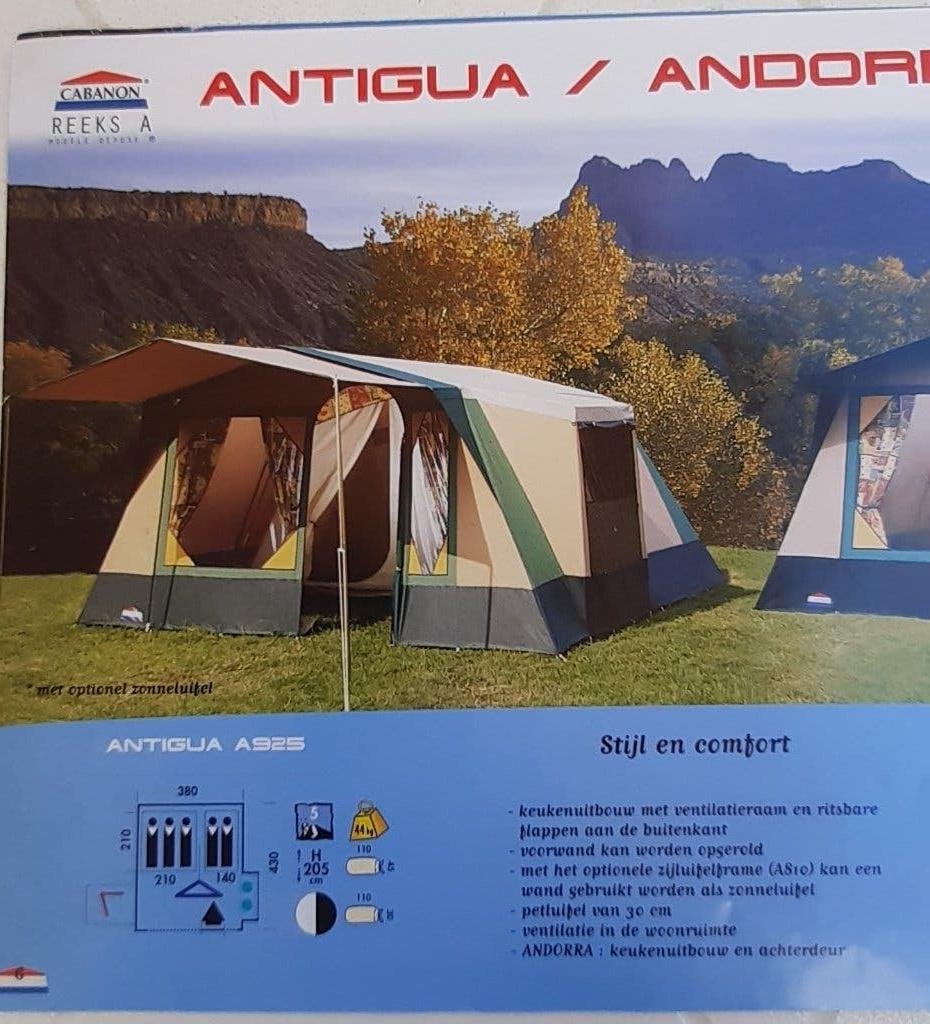 tent cabanon, Caravanes & Camping, Tentes, Enlèvement, Comme neuf