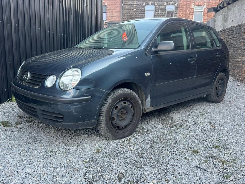 Polo 1.2 benzine 2005, Auto's, Bluetooth, Zwart, Euro 4, Polo