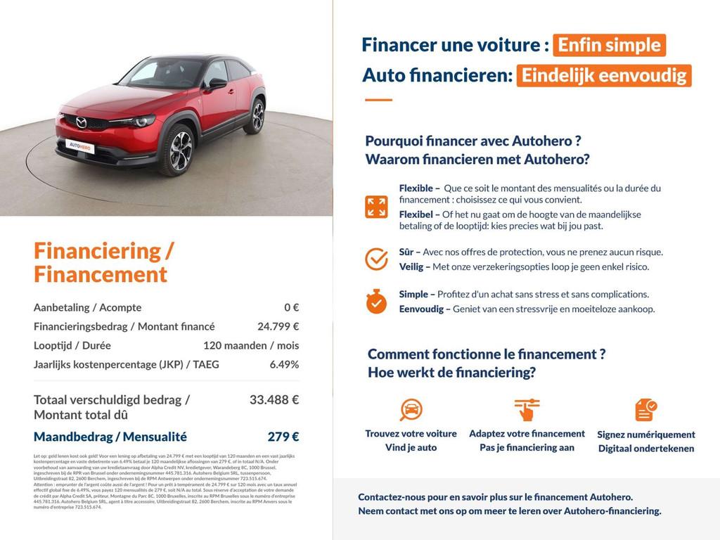 Mazda MX-30 e-SKYACTIV 125 kW Makoto R-EV (bj 2024), Gebruikt, Euro 6, 1881 kg, 5 zetels