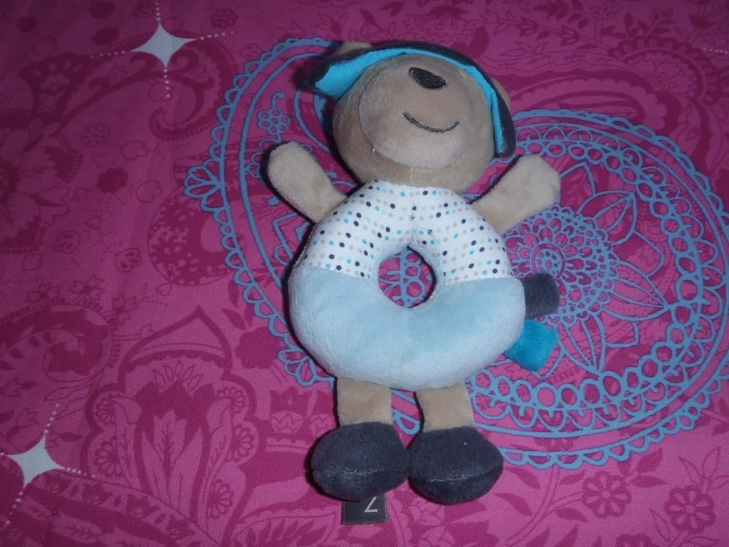 Hochet Sauthon baby décor - Hochet Lazare, Enlèvement ou Envoi, Comme neuf, Hochet