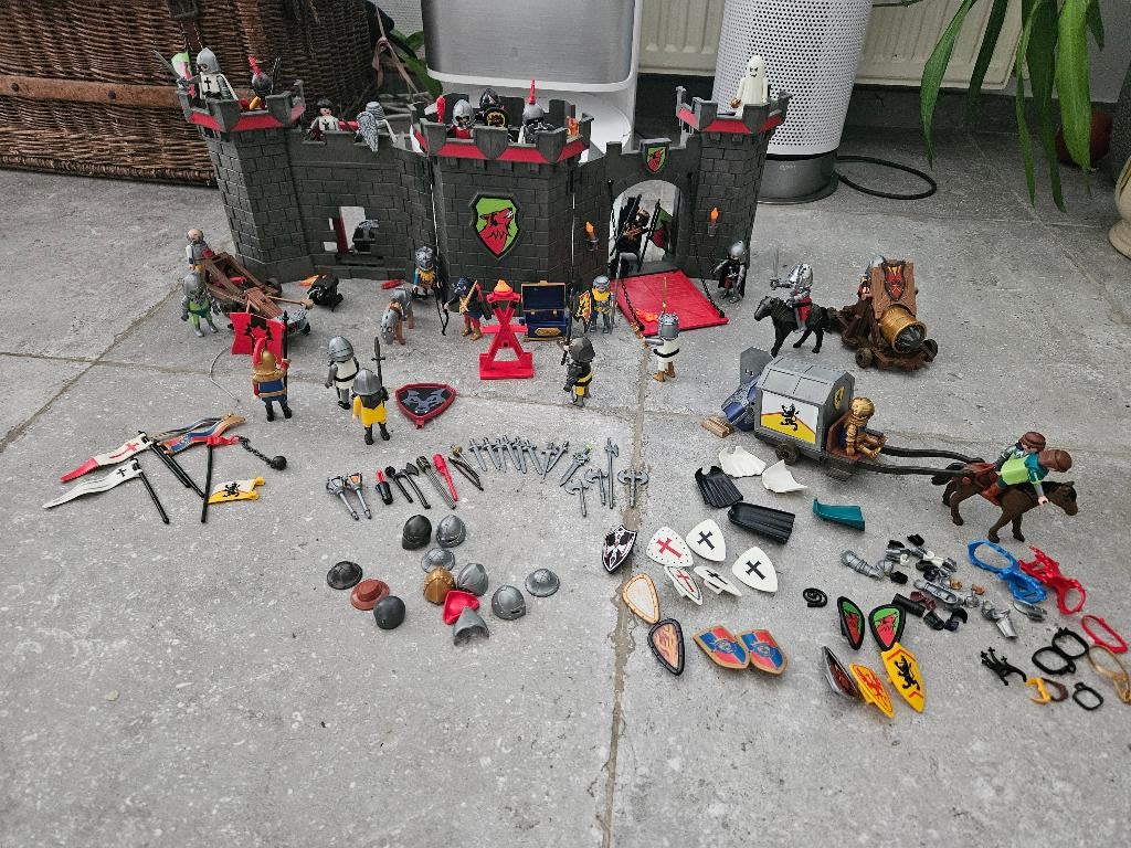 Playmobil ridders set – kasteel en ridder 4440 / 70086, Ophalen of Verzenden, Gebruikt, Complete set