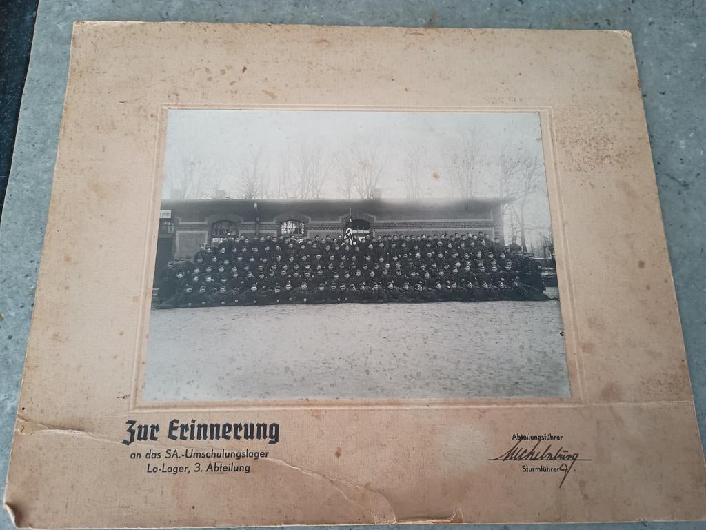 Originele foto SA sturmabteiling A.Hitler.ww2, Huis en Inrichting, Ophalen of Verzenden