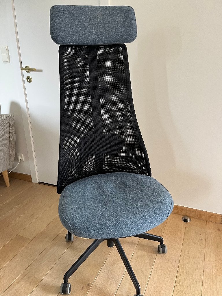 Chaise de bureau ergonomique, Enlèvement, Utilisé, Bleu, Chaise de bureau