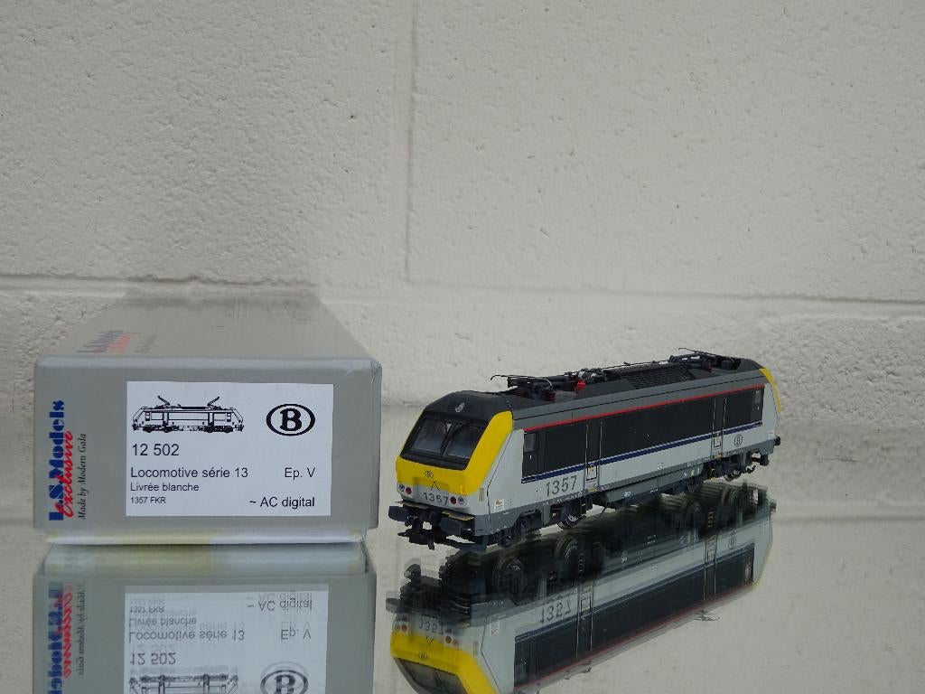 L.S.Models 12502-AC-digital locomotive  SNCB série 1357, Enlèvement ou Envoi, Utilisé, Locomotive