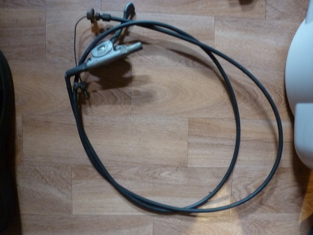 handgas bediening met kabel  , 1.5 m, Enlèvement ou Envoi, Utilisé, Pièces Oldtimer ou Ancêtre
