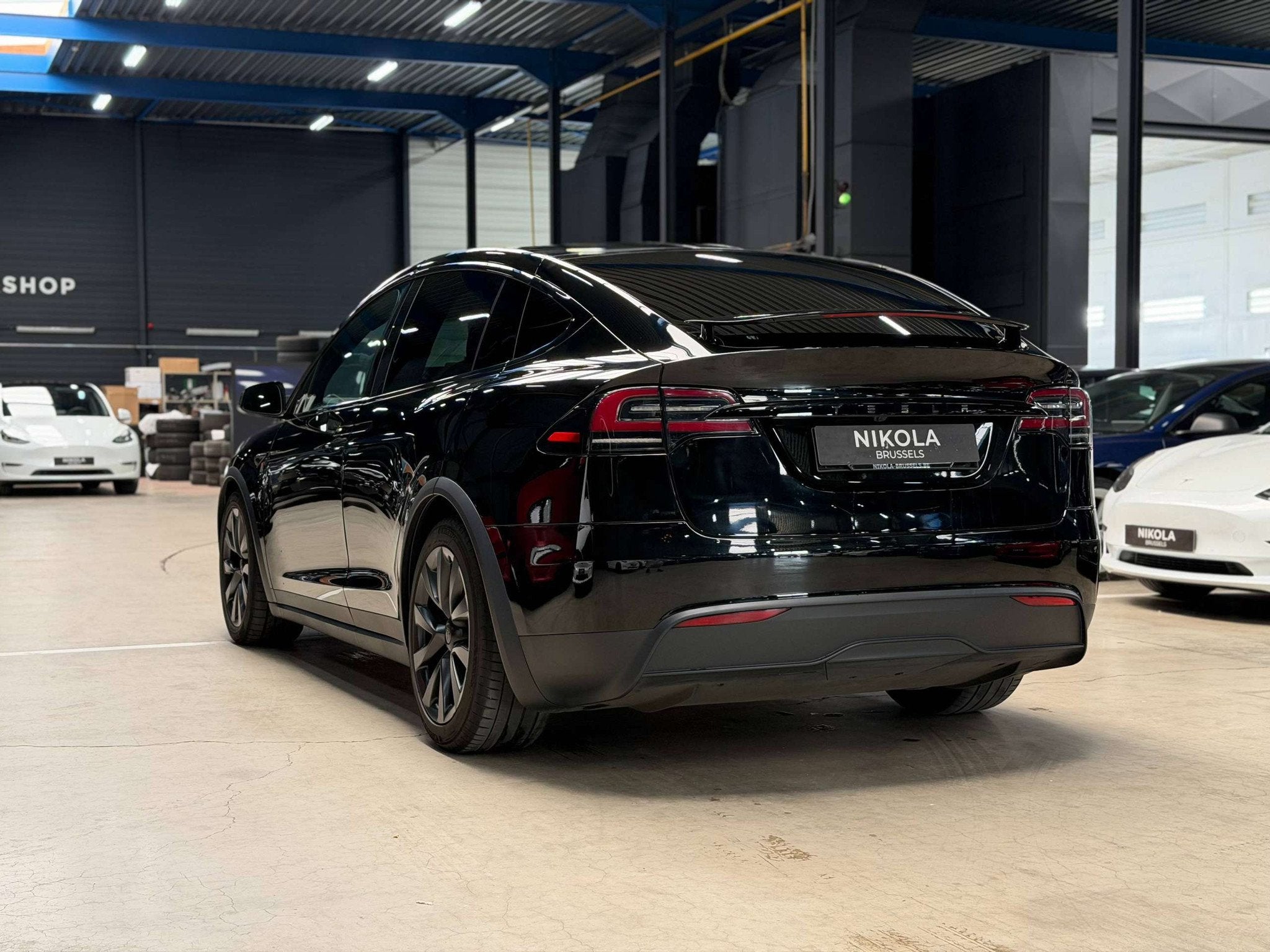 Tesla Model X FACELIFT - LONG RANGE DUAL MOTOR - 6 SEATER, Auto's, Model X, Adaptive Cruise Control, Gebruikt, Zwart