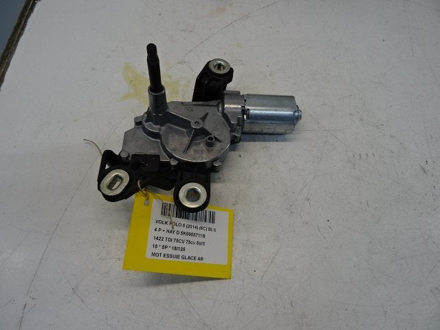 MOTEUR ESSUIE-GLACE ARRIÈRE Polo V (6R) (5K6955711B), Utilisé, Volkswagen