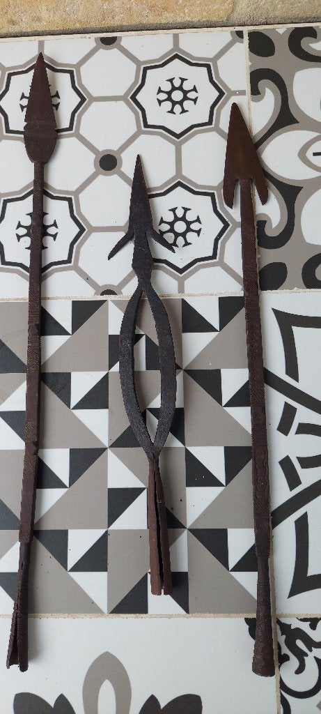 Pointes de sagaies ou de lances, Enlèvement