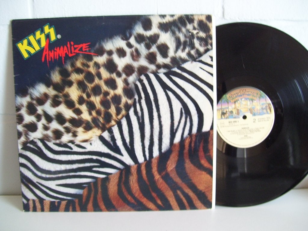 KISS  animalize, Cd's en Dvd's, Vinyl | Hardrock en Metal, LP, Metalcore, Gebruikt, Verzenden