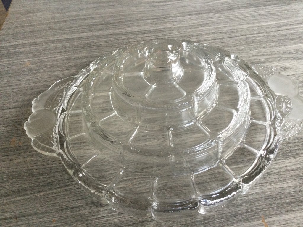 Vintage hapjestoren, nieuw !, Ophalen, Vintage, Nieuw, Glas