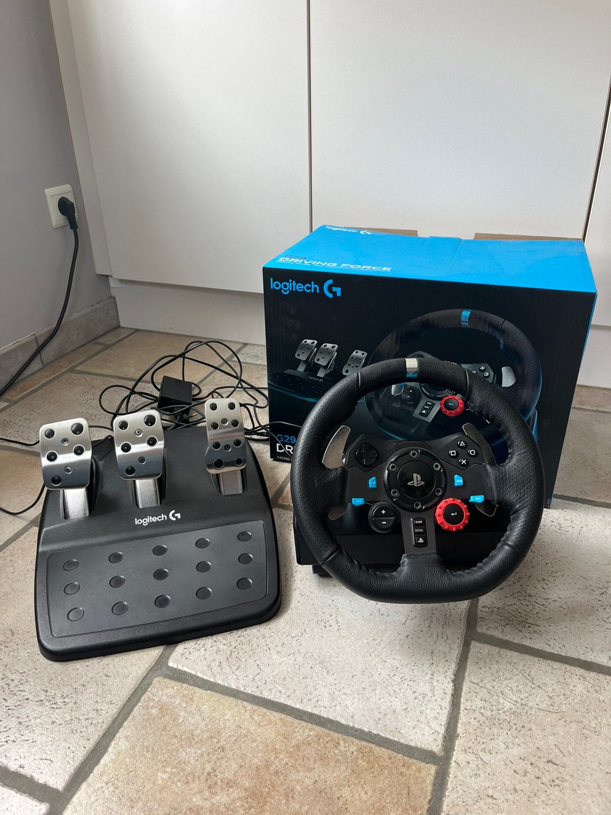 Logitech G29 Driving Force, Games en Spelcomputers, Spelcomputers | Sony Consoles | Accessoires, Ophalen, Gebruikt, Stuur of Pedalen