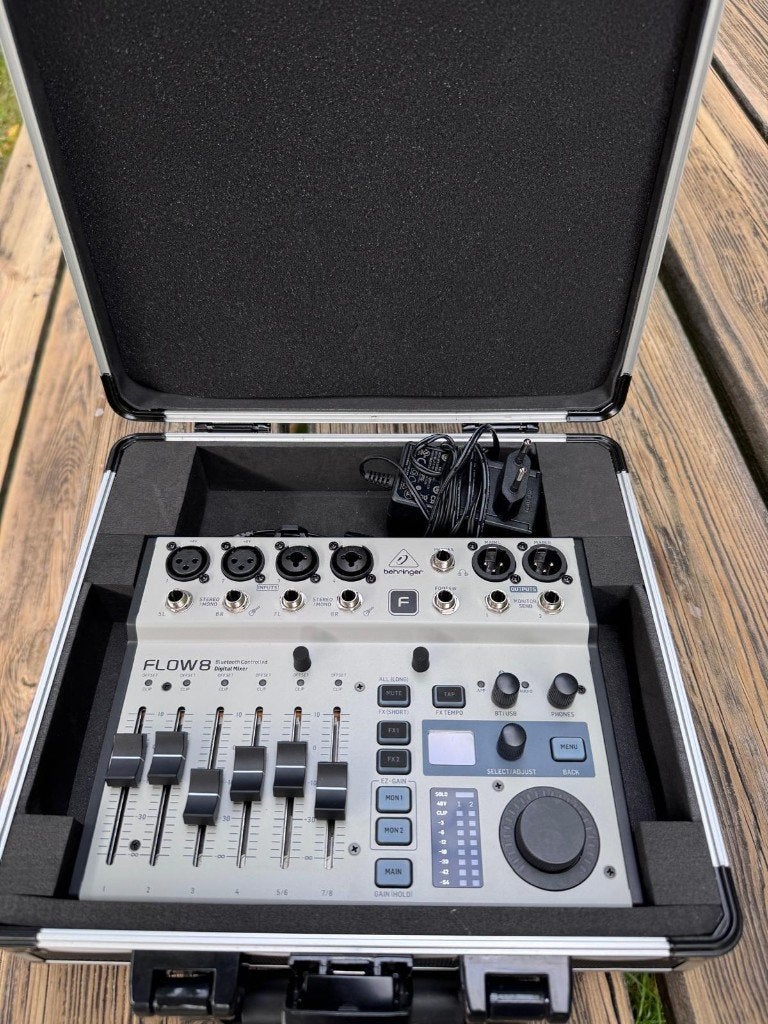 Behringer Flow 8 mengtafel, Muziek en Instrumenten, Mengpanelen, Verzenden, Zo goed als nieuw, 5 tot 10 kanalen, Microfooningang