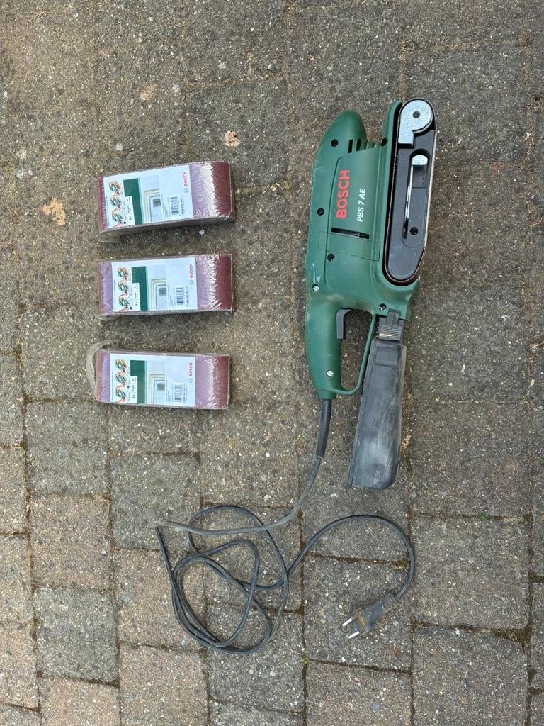 Band schuurmachine, Doe-het-zelf en Bouw, Gereedschap | Schuurmachines, Ophalen, Zo goed als nieuw