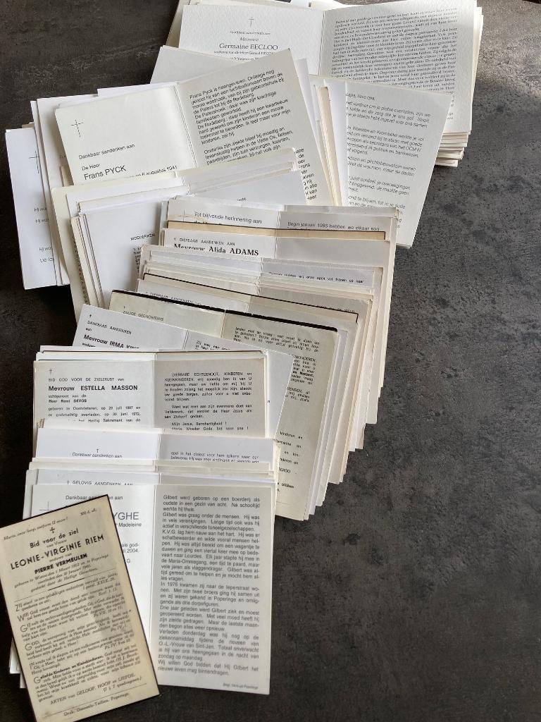Bidprentjes Poperinge, Verzamelen, Bidprentjes en Rouwkaarten, Ophalen of Verzenden, Bidprentje