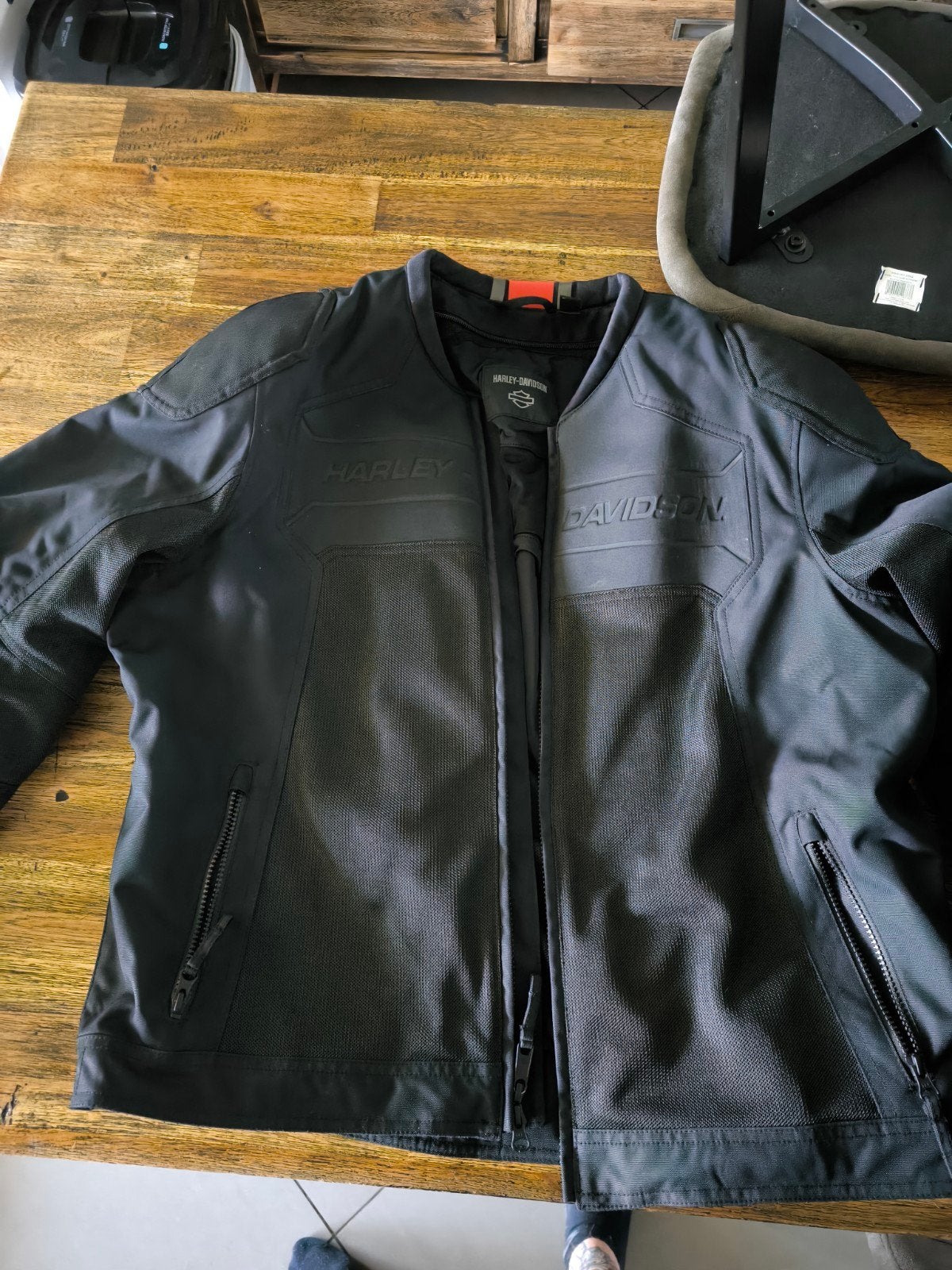 HARLEY DAVIDSON BRAWLER MIXED MEDIA JACKET xl slim, Motoren, Kleding | Motorkleding, Ophalen