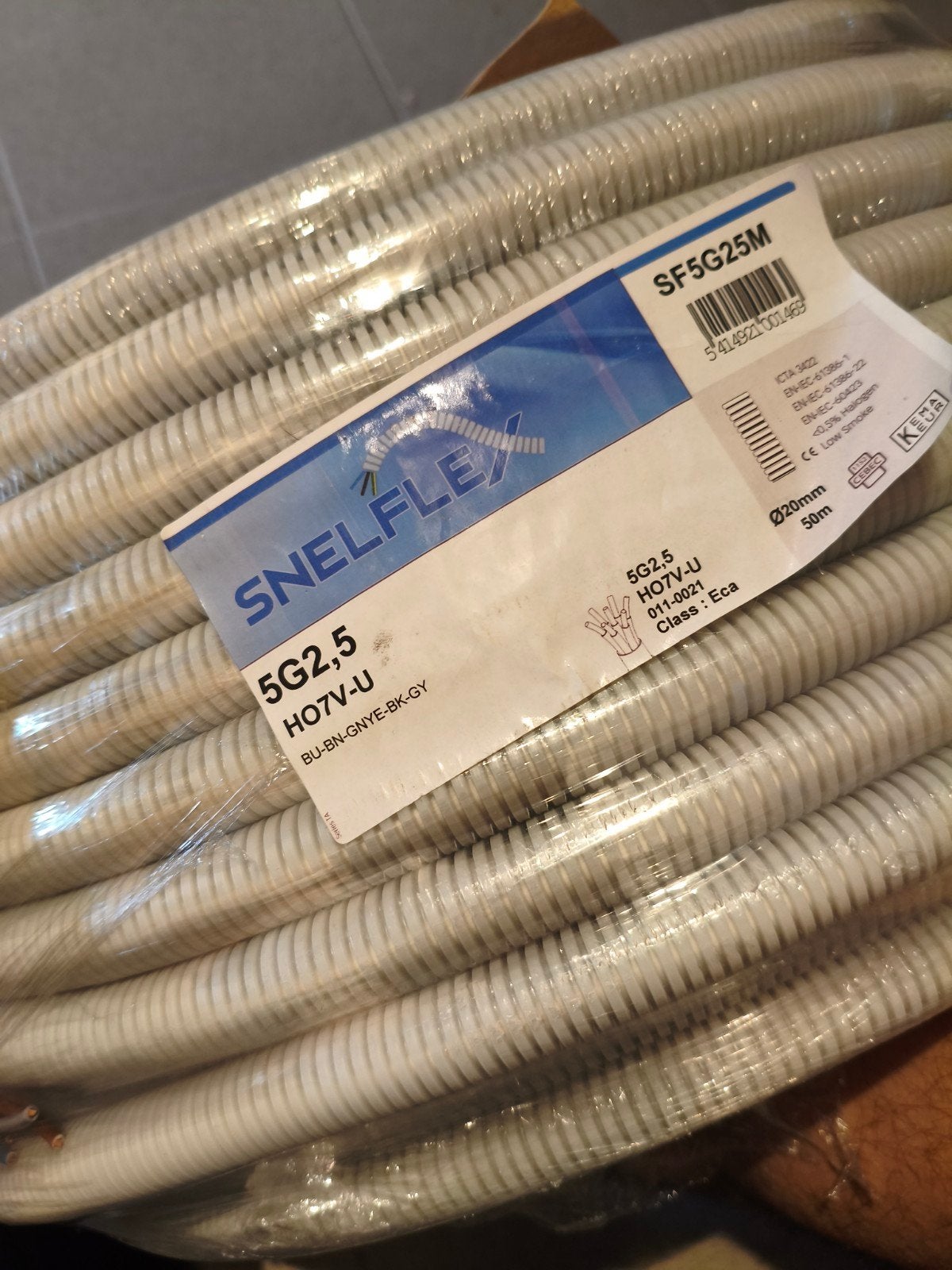 snelfex 5g2,5: 50 meter, Doe-het-zelf en Bouw, Ophalen