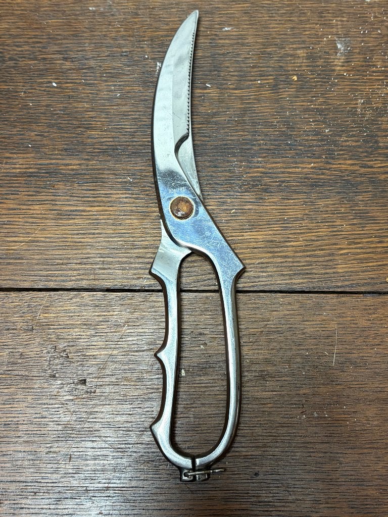 Vintage Gevogelteschaar / Wildschaar – Rostfrei (24 cm), Gebruikt, Info@denekster.com, Ophalen of Verzenden, Weet ik niet