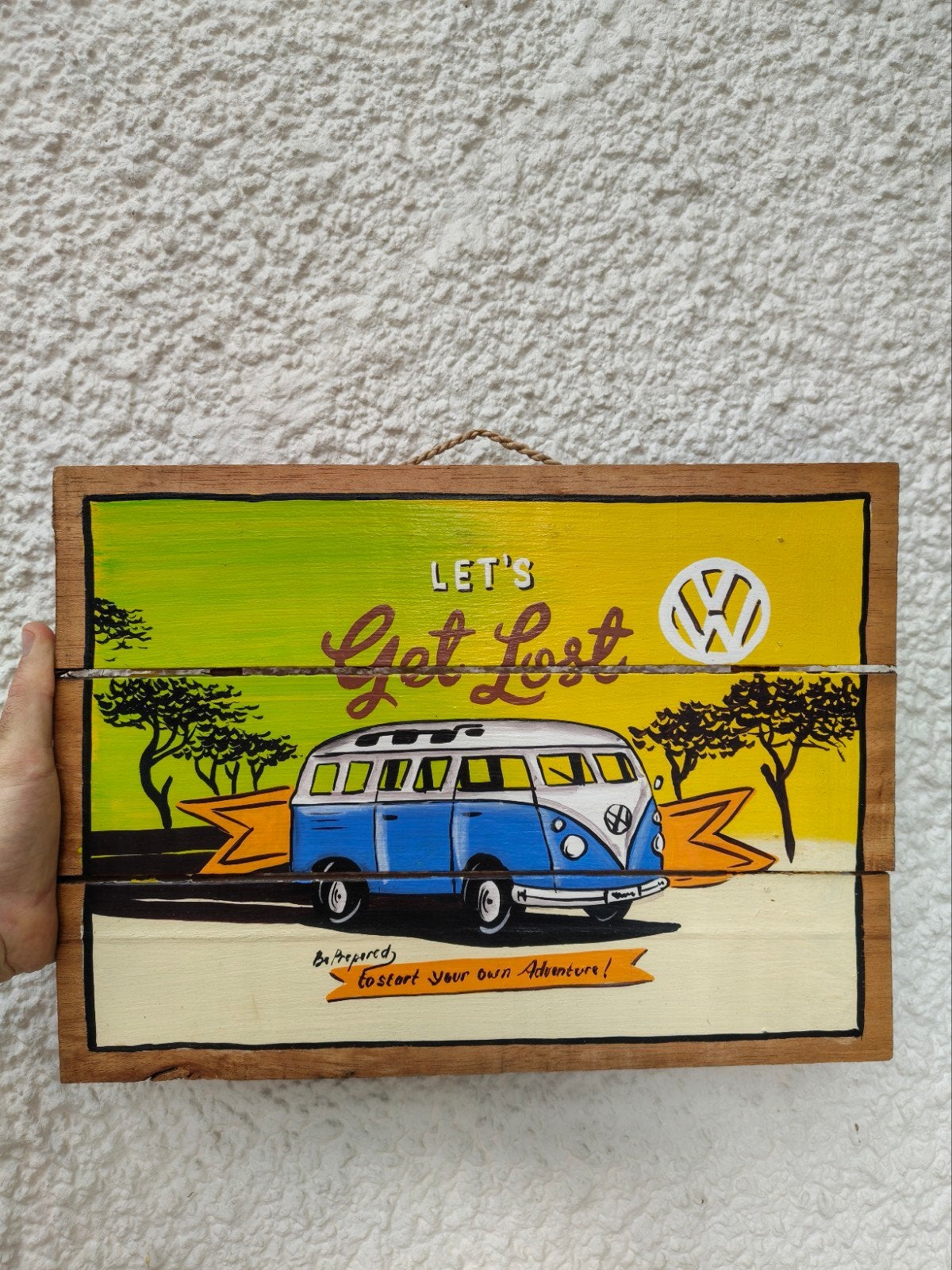 VW T1 split window schilderij, Verzamelen, Ophalen of Verzenden, Zo goed als nieuw