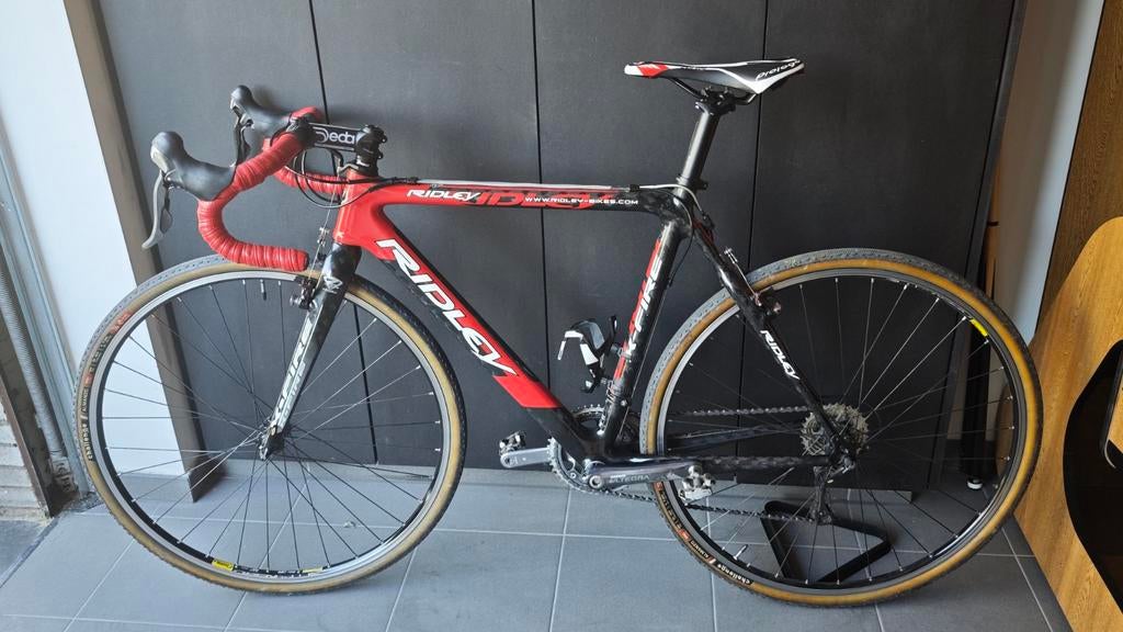 Gravel/cross/route Ridley X-Fire carbone + roues et pneus, Enlèvement, Carbone
