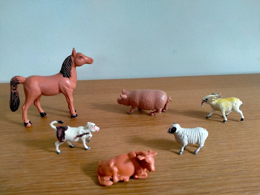 Plastic dieren boerderij, Ophalen of Verzenden, Gebruikt