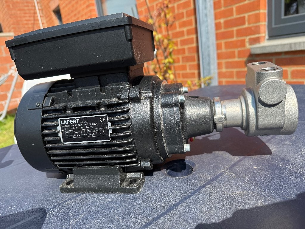 Pompe + Moteur 230V (Lafert Fluid-O-Tech) Horeca Alimentaire, Enlèvement, Utilisé