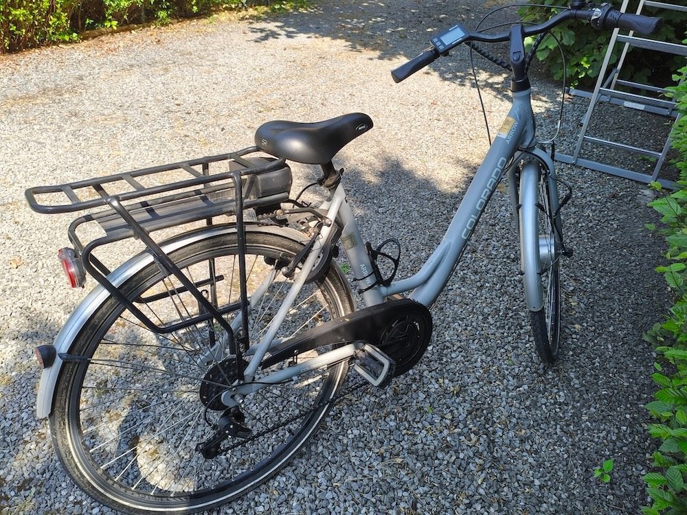 VTC électrique, Vélos & Vélomoteurs, Enlèvement, Comme neuf, 50 km par batterie ou plus
