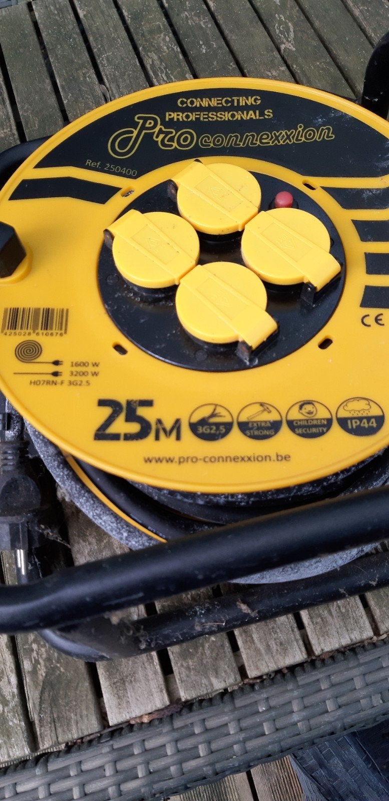 Proffesionele Kabelhaspel, Doe-het-zelf en Bouw, Elektriciteit en Kabels, Ophalen, Kabelhaspel