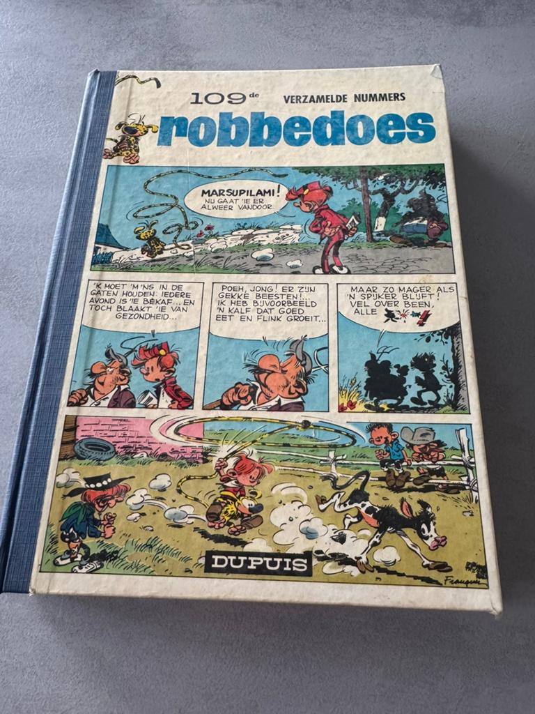 Robbedoes verzamelalbum 109 met microverhaaltjes, Boeken, Stripverhalen, Eén stripboek, Ophalen of Verzenden, Gelezen