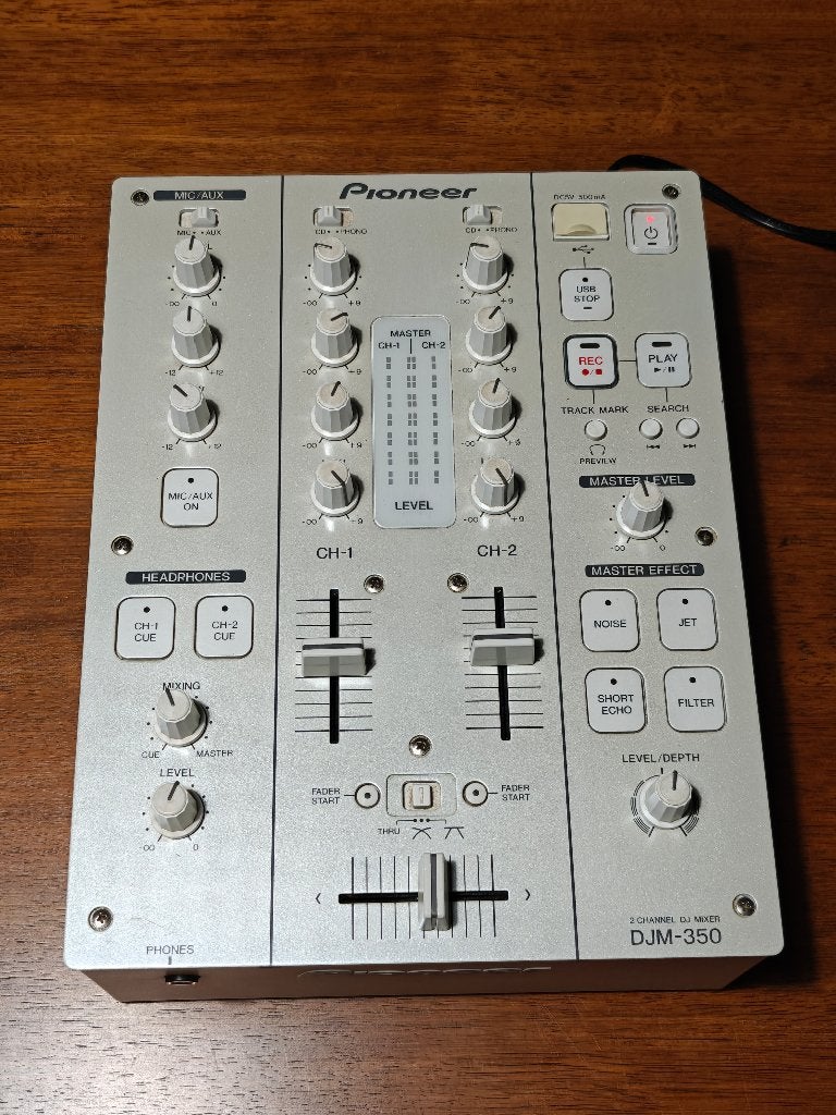 Pioneer mixer DJM 350 wit, Muziek en Instrumenten, Ophalen, Gebruikt, Dj-set, Pioneer