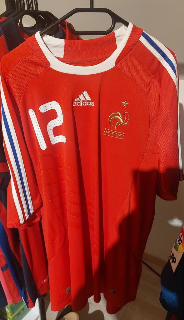 Frankrijk Thierry Henry XL 2007/08 VoetbalShirt, Kleding | Heren, T-shirts, Ophalen, Maat 56/58 (XL), Rood, Adidas