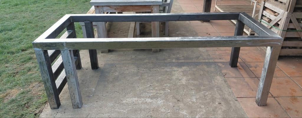 Metalen constructie voor tafel. Industrieel., Ophalen of Verzenden