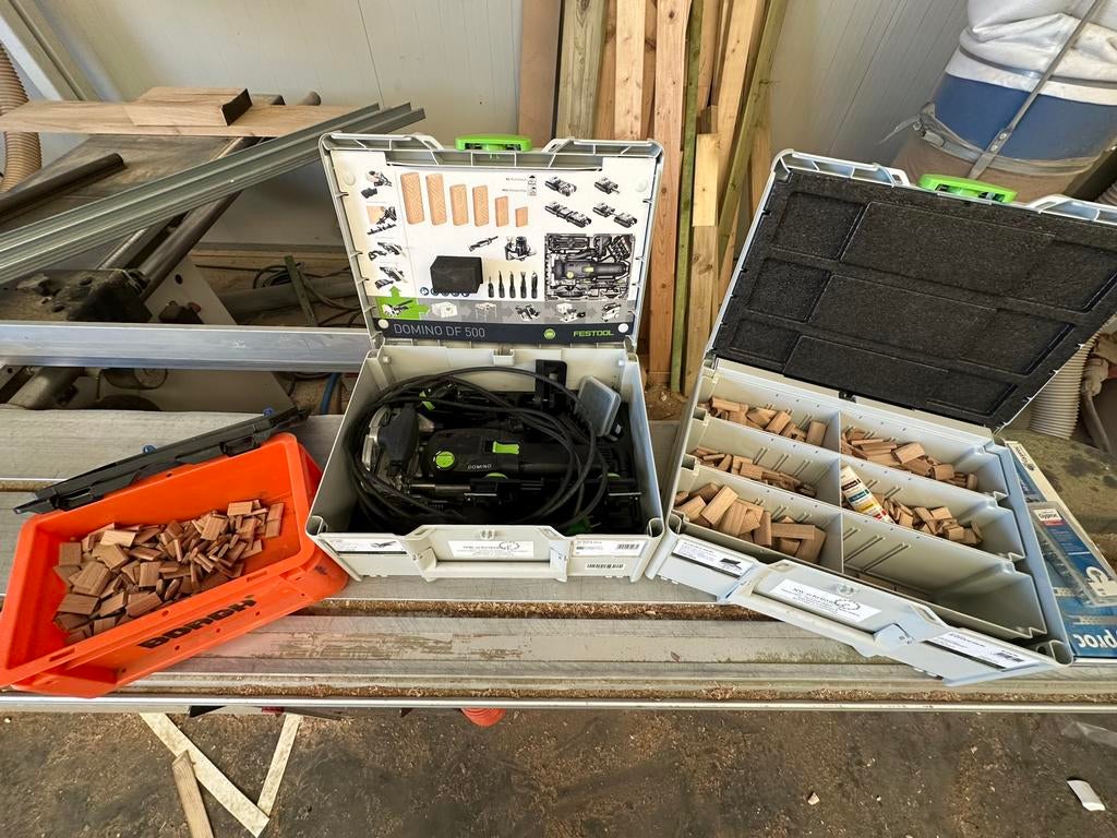 Festool domino 500, Ophalen, Zo goed als nieuw