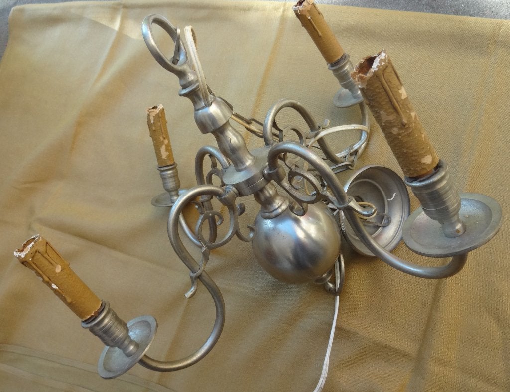 koperen lamp, Antiek en Kunst, Ophalen