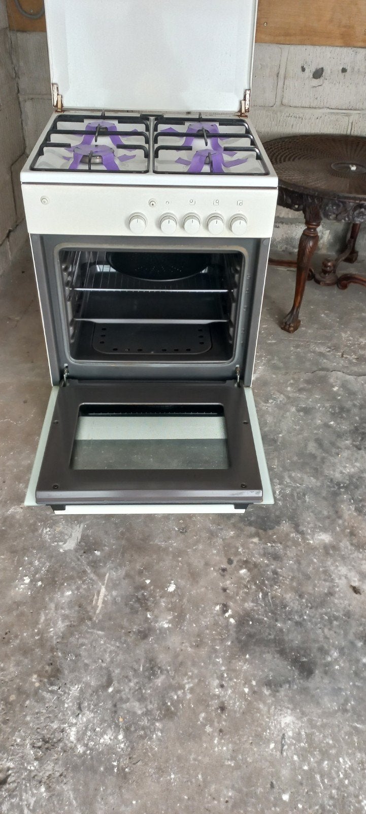 cuisinière, Ophalen
