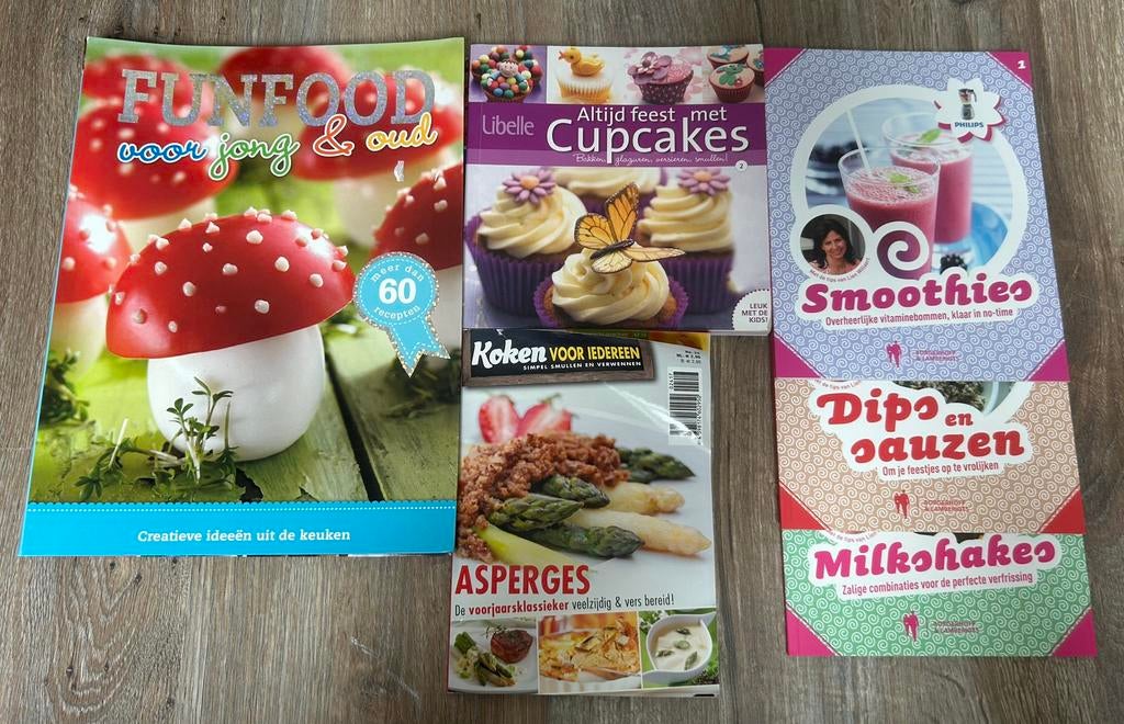 6 kookboeken, Enlèvement ou Envoi