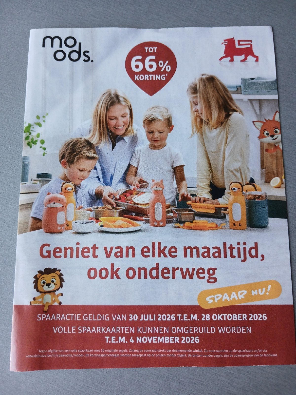 Spaarzegels delhaize moods